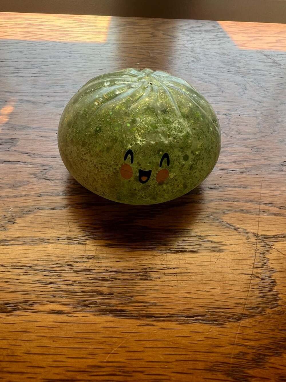 Green Glitter Squishy Dumpling